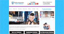 Desktop Screenshot of hairandwellness.com